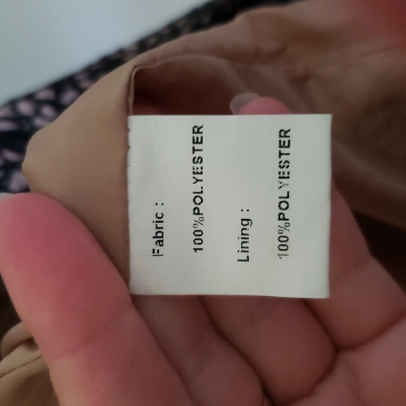 Hazel all over embroidered floral snap front coat, bow waist, women's size small - Picture 7 of 11